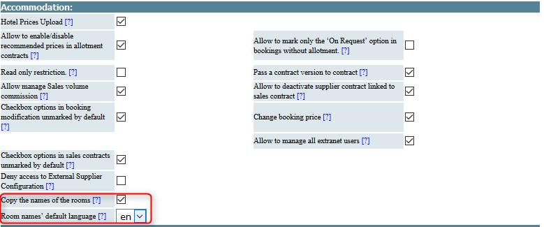 How it works To be able to configure a default language for the room name and so copy this to all other language fields, you should go to Master Tables > Intranet users > User configuration: This