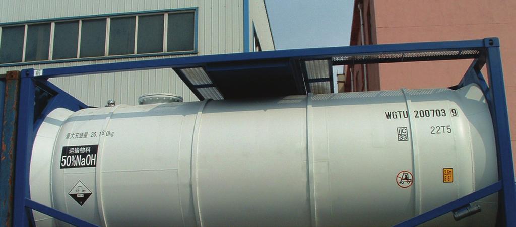 4 Our shipping container tanks are made in China at Changzhou Lanyi Aircraft Equipment Manufacturing Co Ltd, which although originally a helicopter producer, has in recent years restructured to