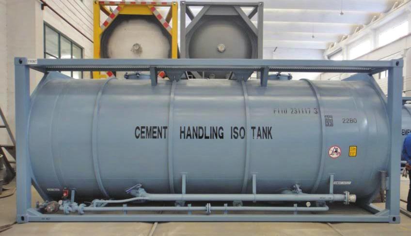CEMENT TANK CONTAINER Our cement containers are of a patented design that enables fast loading and unloading of the material, high space utilisation rate and they are comparatively
