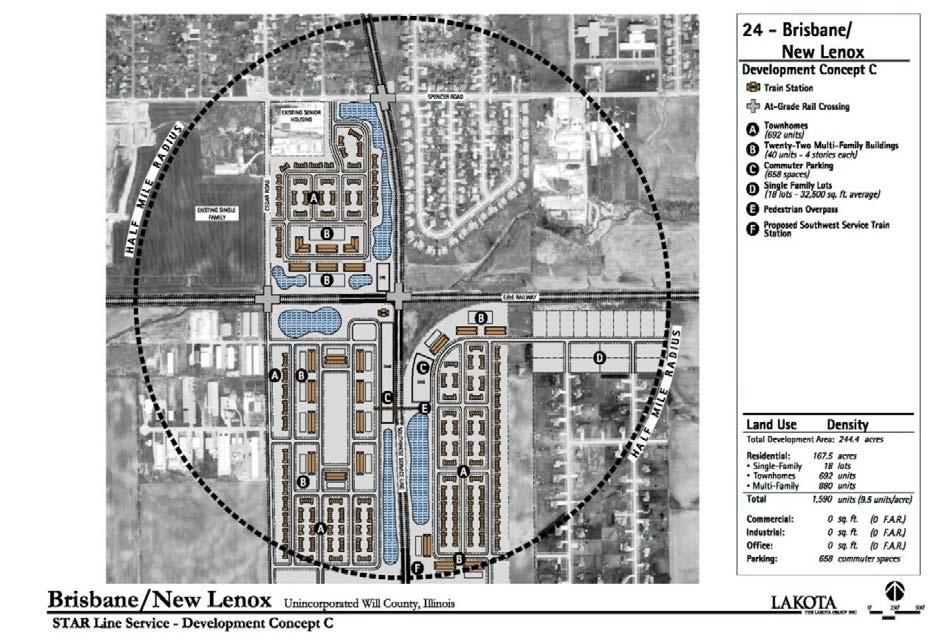 4.2 Illiana Develops High Density, Multi-use and Infill around Transportation Facilities Communities within the Illiana corridor will be encouraged to develop comprehensive plans for land use around