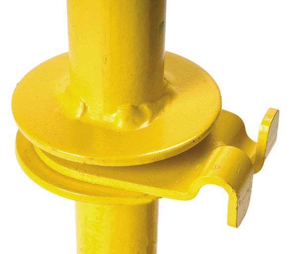 tie-off point Fast installation & removal Posts reusable on future projects No tools required Weld base plates at fabrication facility or in field Base plates remain as permanent fall arrestor