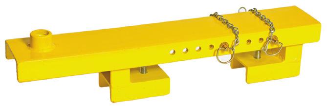 DIAGONAL CABLE CLAMP For use with the 39" Erecting Post or Beam Clamp