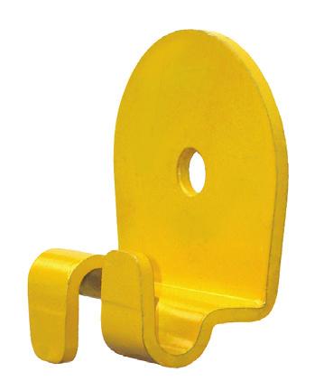 BEAM ANCHORED CABLE SUPPORT Patented cable support clip provides alternative to welding a