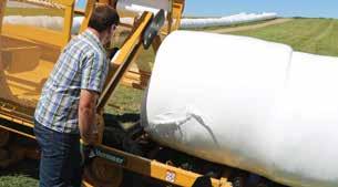 minimize the amount of plastic used while wrapping bales tight to reduce the chance of spoilage.