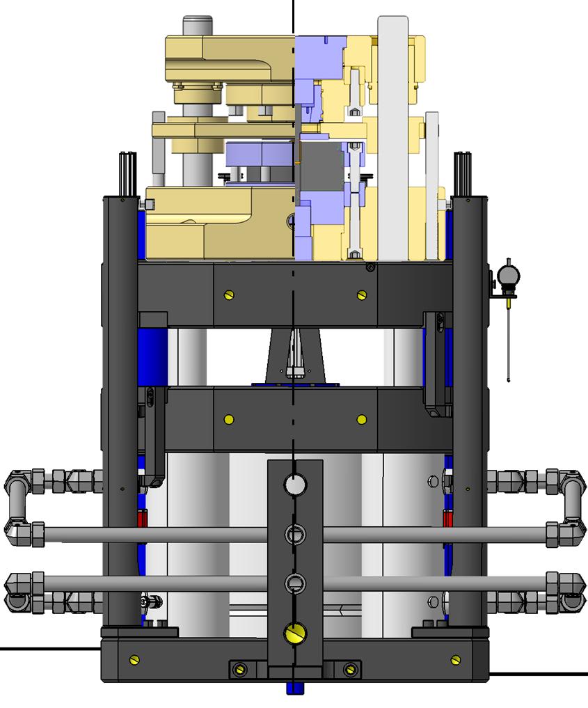 After the numerical investigation, the design and production of the experimental tooling (e.g. figure 10) will be performed.