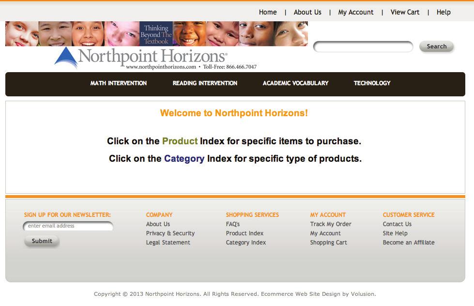 Click Here Northpoint Horizons ecommerce