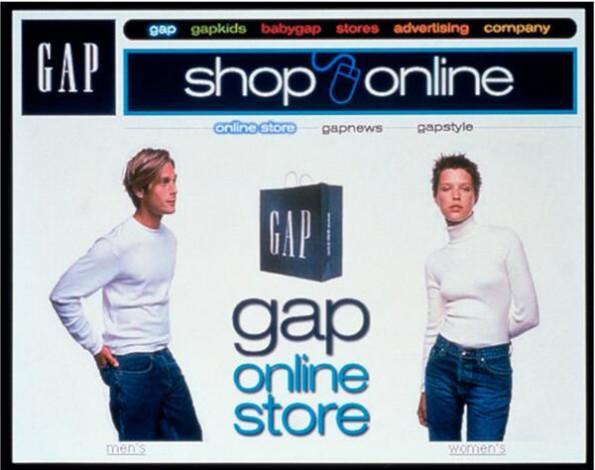 Company History 1997 Gap goes