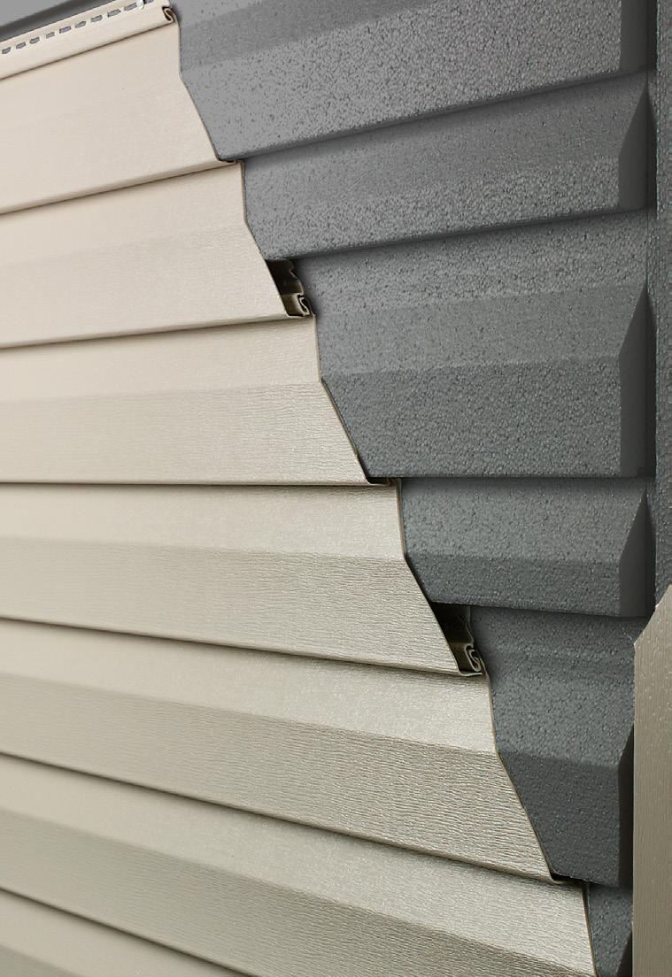 FULLBACK V PREMIUM SIDING INSULATION THE RIGHT WAY TO INSTALL NEW SIDING Congratulations on your interest in having new vinyl siding installed on your home!