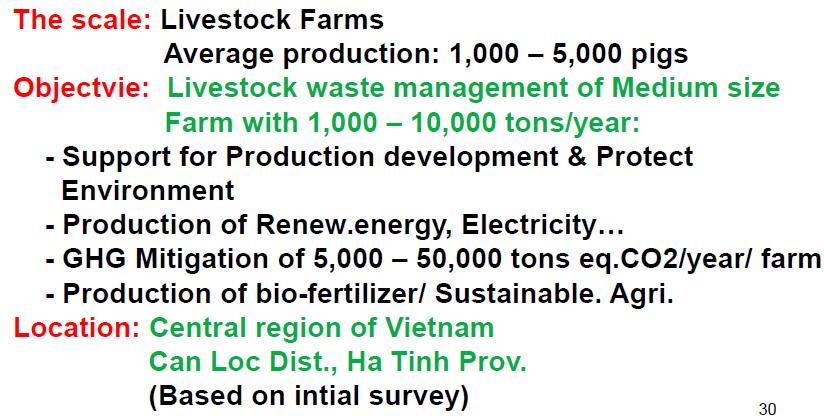 5. Proposal for NAMA on Biogas for