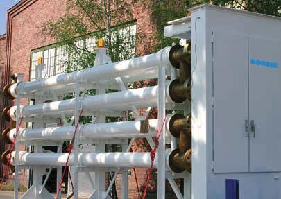 These pressure vessels and heat exchangers are used for process stages in plants for the production of basic chemicals where they are installed directly at the downstream end of the cracking furnaces