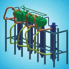 4 Tunnelflow Transfer Line Exchanger - Arrangements Vertical The most common arrangement of the quench system is shown in Fig. 1.