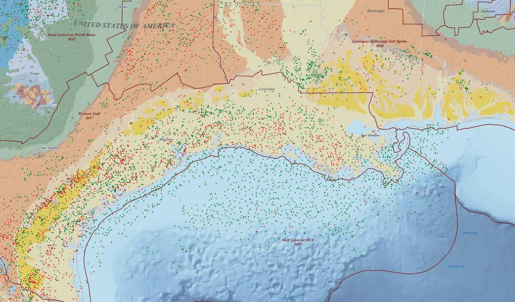 GULF OF MEXICO MATURE PETROLEUM PROVINCE: DISCOVERED & PRODUCING FIELDS Gulf of Mexico Exploring the full potential of an area