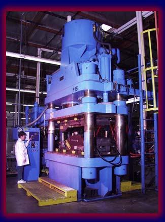 Press Molding Layup is placed in a hydraulic