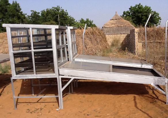 water heating, Renewable Energy Integrated Rural model The solar collectors