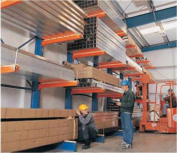 Cantilever Rack Cantilever Racking is formed using heavy duty structural uprights and heavy duty arms. It is normally used for storage of long loads.