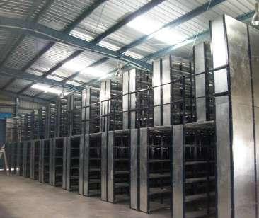 More often than not, you will find that the high tired floors are mirror images of the ground level storage system and walkways are fitted to duplicate the aisle between the racks.
