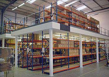 The system consists of optimum sized modules and can be suited to match the total area on which the Mezzanine floor is required to be provided.