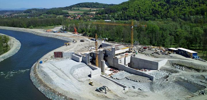 Run of River Projects on River Mur VERBUND Hydro Power and Energie Steiermark HPP