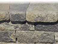 as a retaining wall.