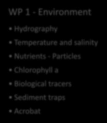 The Project WP 1 - Environment Hydrography