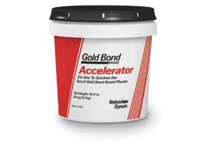 NATIONAL GYPSUM COMPANY Gold Bond brand Super-White Gauging Plaster (Conventional) Use Gold Bond brand Super-White Gauging Plaster for interior smooth-troweled applications over a gypsum plaster