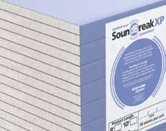 This acoustically enhanced, fire-resistant gypsum core is encased in heavy paper that is 100-percent recycled on both sides and offers superior abrasion, mold, mildew and moisture resistance.