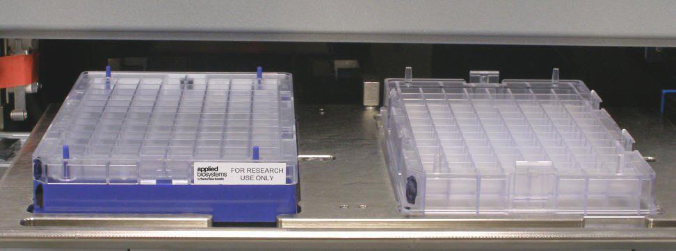 3: Prepare Hybridization Tray and load into the GeneTitan MC Instrument 1. Remove the hyb tray (from Axiom GeneTitan Consumables Kit) from packaging. 2.