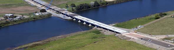 under construction Longer waterway opening & higher bridge Opened