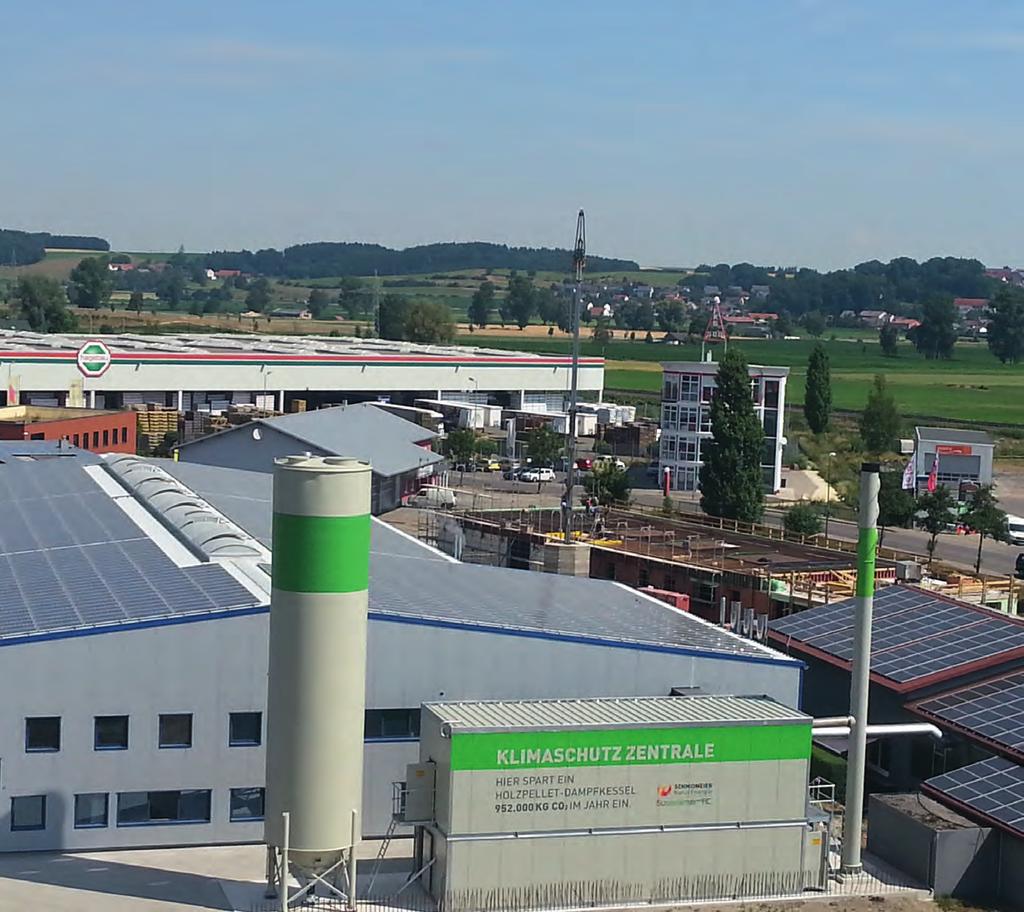 A STRONG PARTNER IN TERMS OF BIOMASS The Schmidmeier Company develops systems for the generation of process energy from biomass.