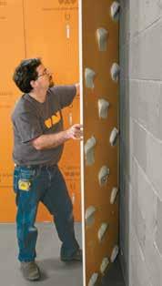 Over Existing Uneven Substrates Masonry walls and existing/mixed substrates are often unsuitable for direct application of tile because they can be uneven or difficult