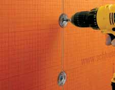 8 KERDI-BOARD-ZT/-ZS are installation screws and washers for the