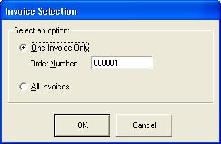 To print an Invoice, select "Print Invoice" from the File menu.