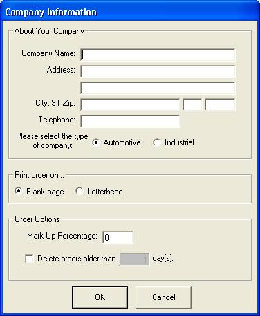 4.1 Company Information Section 4: Initial Setup Winzer TekTrak provides a useful customization which allows you to specify the company information to be used.