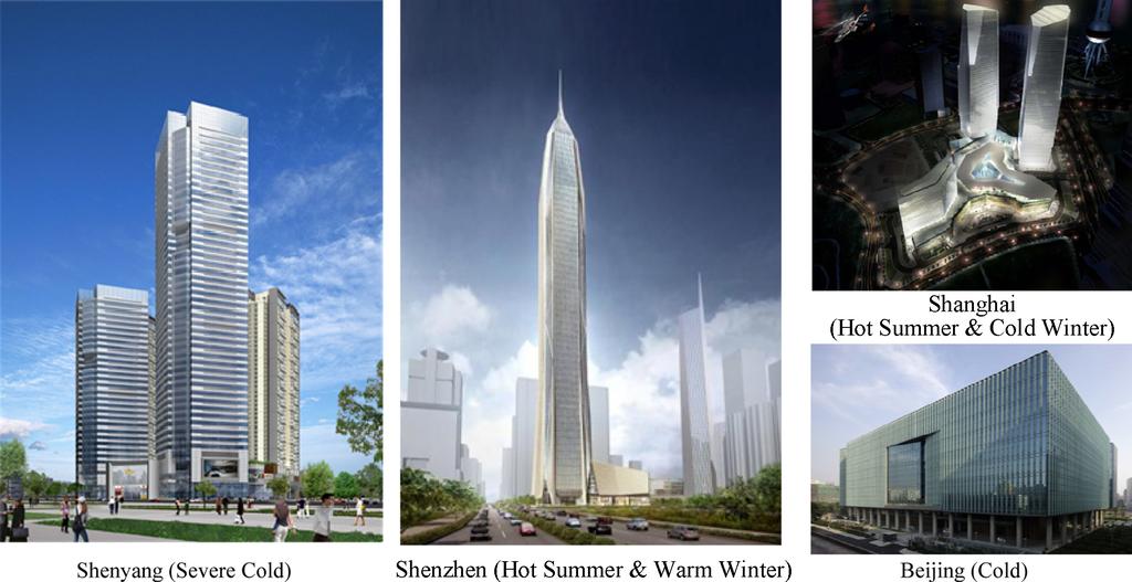 Considerations of Sustainable High-rise Buildings Design in Different Climate Zones if China 307 tricity use for not only the lighting installations and electric appliances but also for the cooling