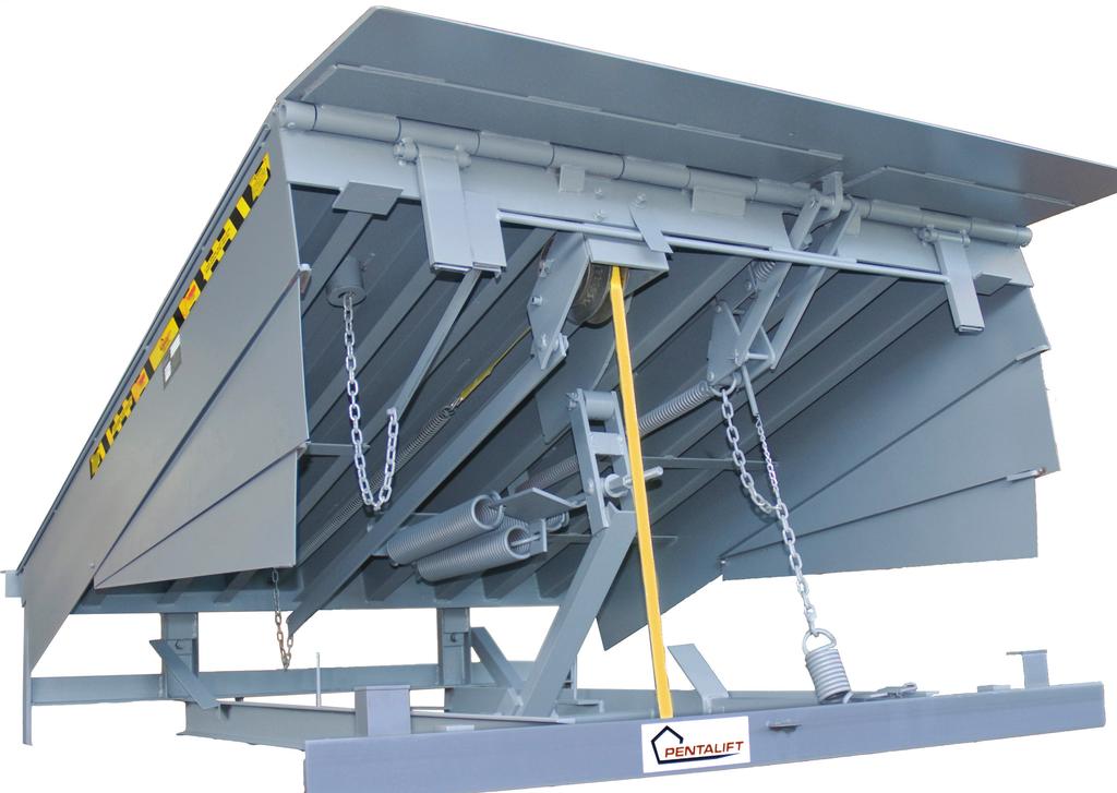 Series MD Mechanical Dock Leveler The Pentalift series MD mechanical dock leveler offers many beneficial operational and safety features. These features are shown on the following pages.