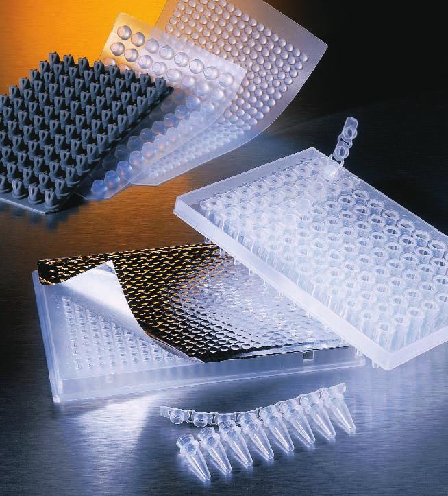 Sealing Options for PCR and RT-PCR New Thermowell GOLD 8 well flat cap strips feature an ultra-clear surface ideal for real-time PCR and fluorescent and luminescent applications.