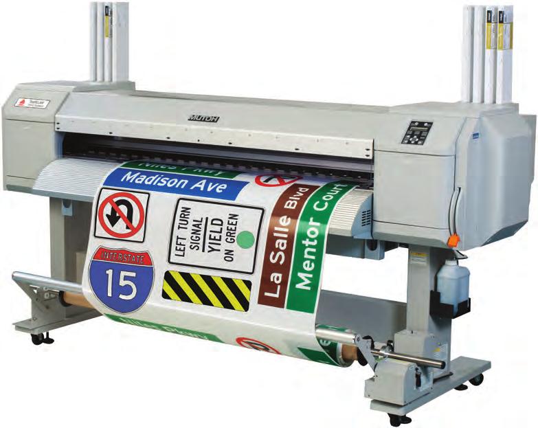 Avery Dennison is a true digital system provider, offering a complete, cost-effective, highly flexible digital printing solution with equipment, ink and reflective sheeting for work zone and all