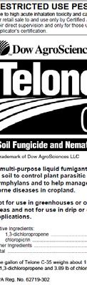 Current Fumigant Price Examples Price estimate for a Raised Bed Application of Methyl Bromide 50:50 (14. 1 lbs/gal 50% Methyl Bromide & 50% Chloropicrin) at $5.