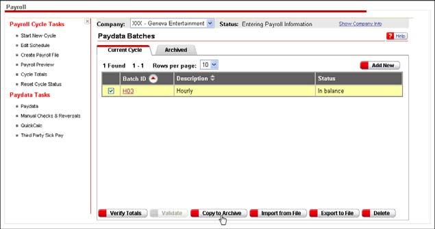 One paydata grid can be used to create multiple paydata batches.