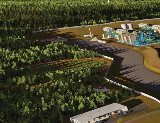 The Bear Head LNG facility is being designed to produce from 8-12 million tonnes per year of LNG. A sister company, Bear Paw Pipeline Corporation Inc.