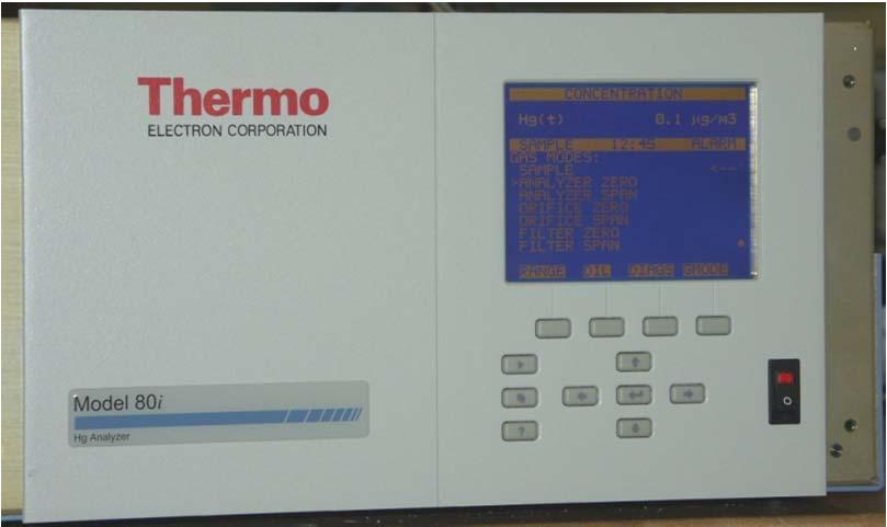 Continuous Monitoring Model 80i Hg Analyzer Direct Measurement CVAF Continuous measurement No additional gasses required Diluted Sample Lower