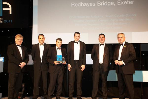 Redhayes Bridge winner British Construction Industry Award