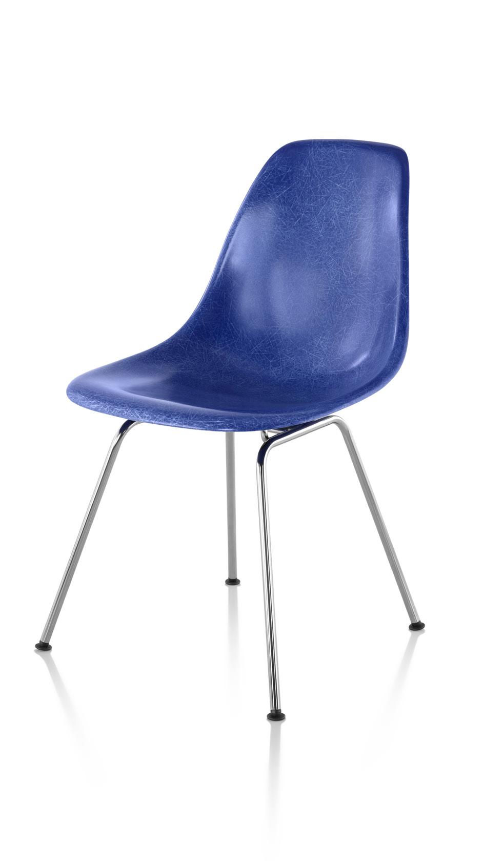 Eames Molded Fiberglass Side Chair 4-Leg Base 19%