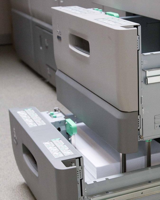Copy machines and imaging products Trouble-free operation over the life of a machine is an essential characteristic of the slides and functional hardware used