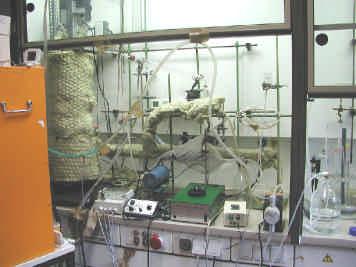 concentration of the sample at time t In the evaporator in laboratory scale TCF between 8 and 14 were achieved.