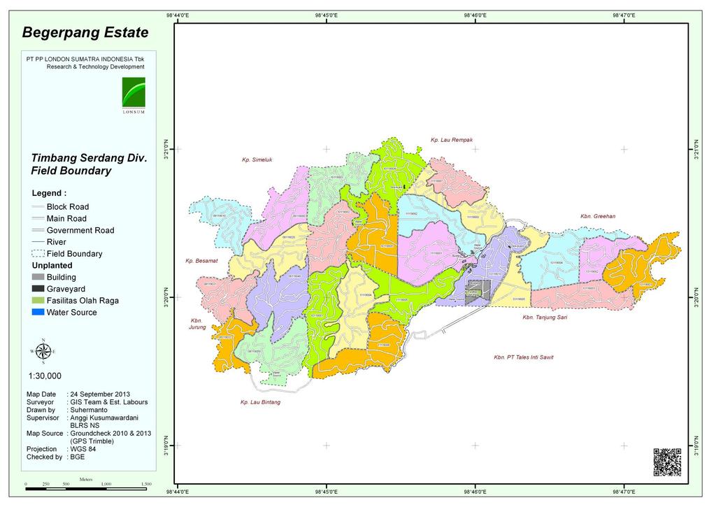 Figure 1b-3Map of Bagerpang Estate Source: Lonsum, April 2014 Doc ID: 3843 / Issue