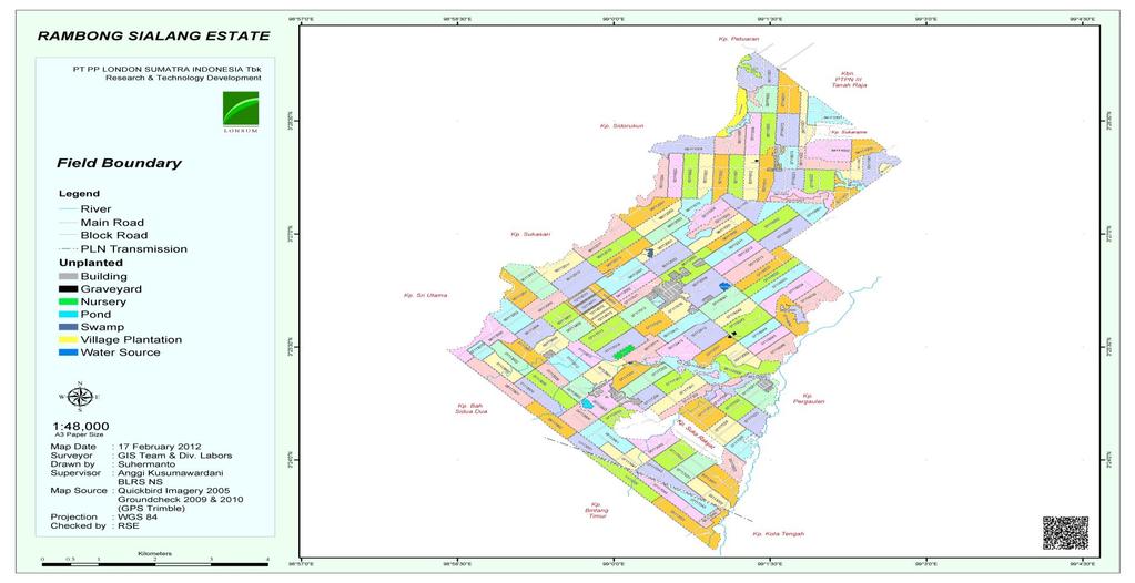 Figure 1d-1 Map of Rambong Sialang Estate Source: Lonsum, April 2014 Doc ID: 3843 /