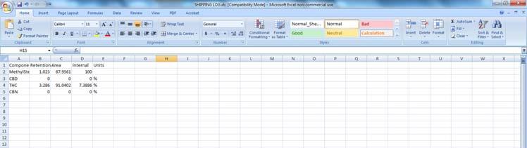 You can copy the results into Excel or Word or any
