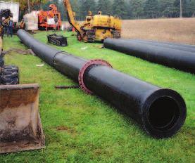 Proven performance in a wide range of applications Since its development in 1955, large diameter HDPE pipe has been successfully used in many installations worldwide.