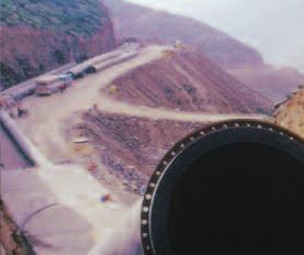 Mining Sclairpipe solid wall HDPE pipe is commonly used in mining applications for tailings disposal and water management including: river water diversion, reclamation lines,